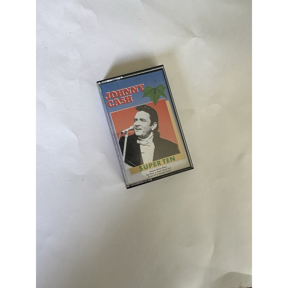 Johnny Cash ‘Super Ten’ Cassette Tape